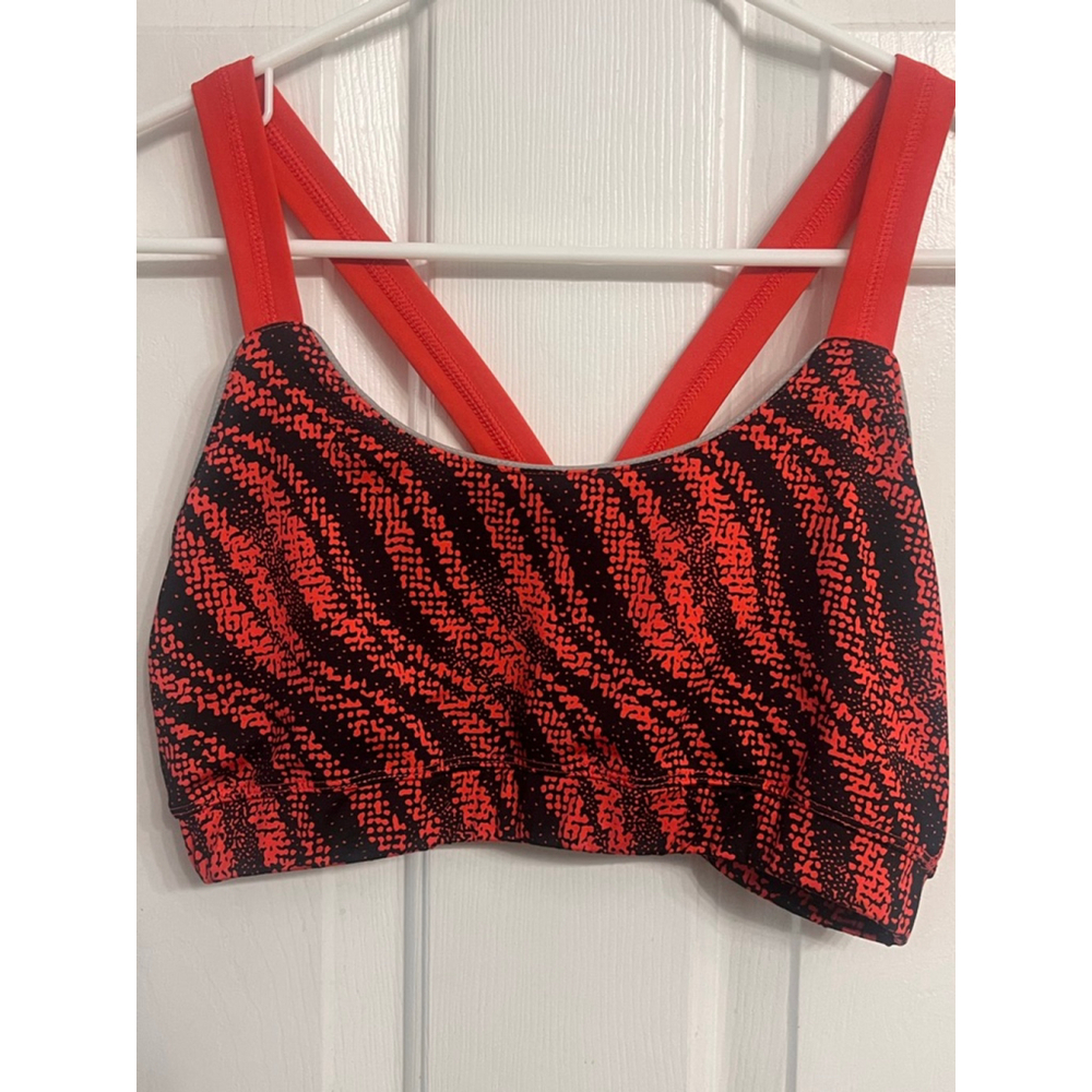 Women's Standing Tree Sports Bra Black/Red Size L